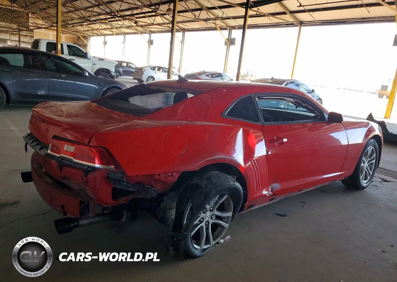 2015 Chevrolet Camaro Ls VIN:2G1FB1E38F9157280 - 3