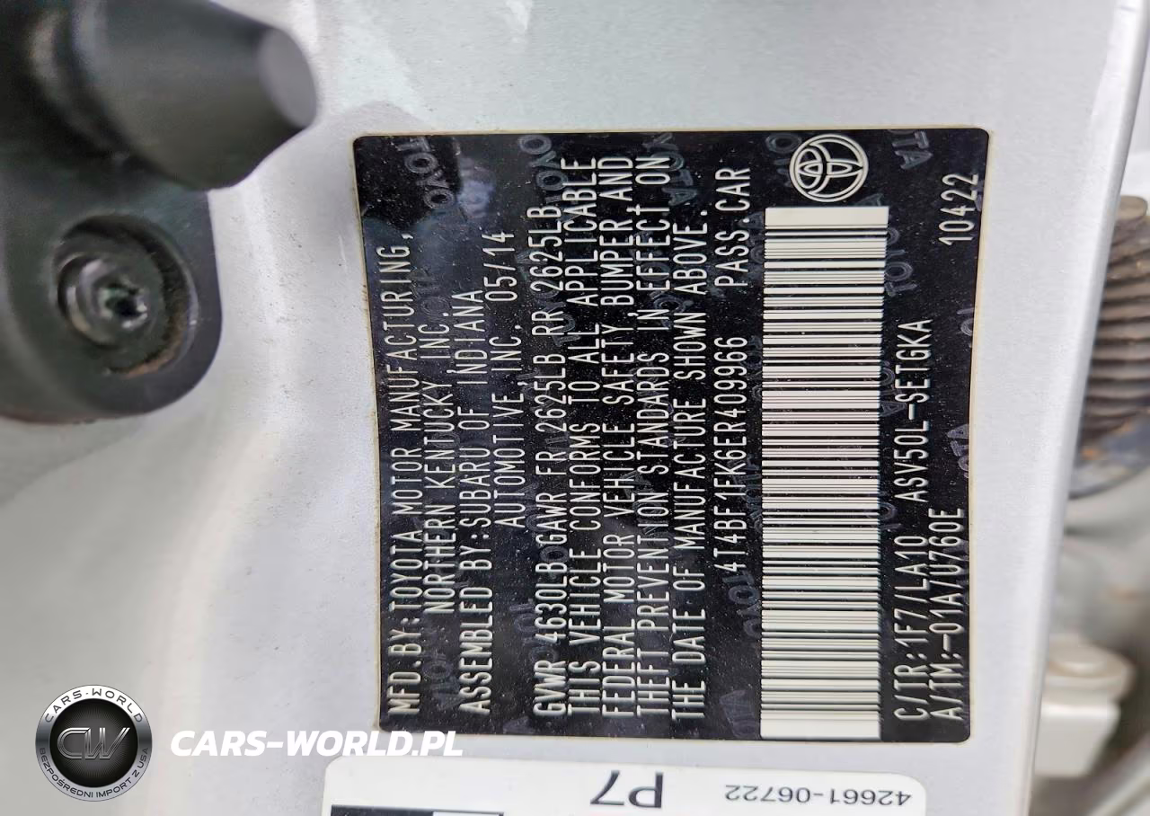 2014 Toyota Camry Xle VIN:4T4BF1FK6ER409966 - 12