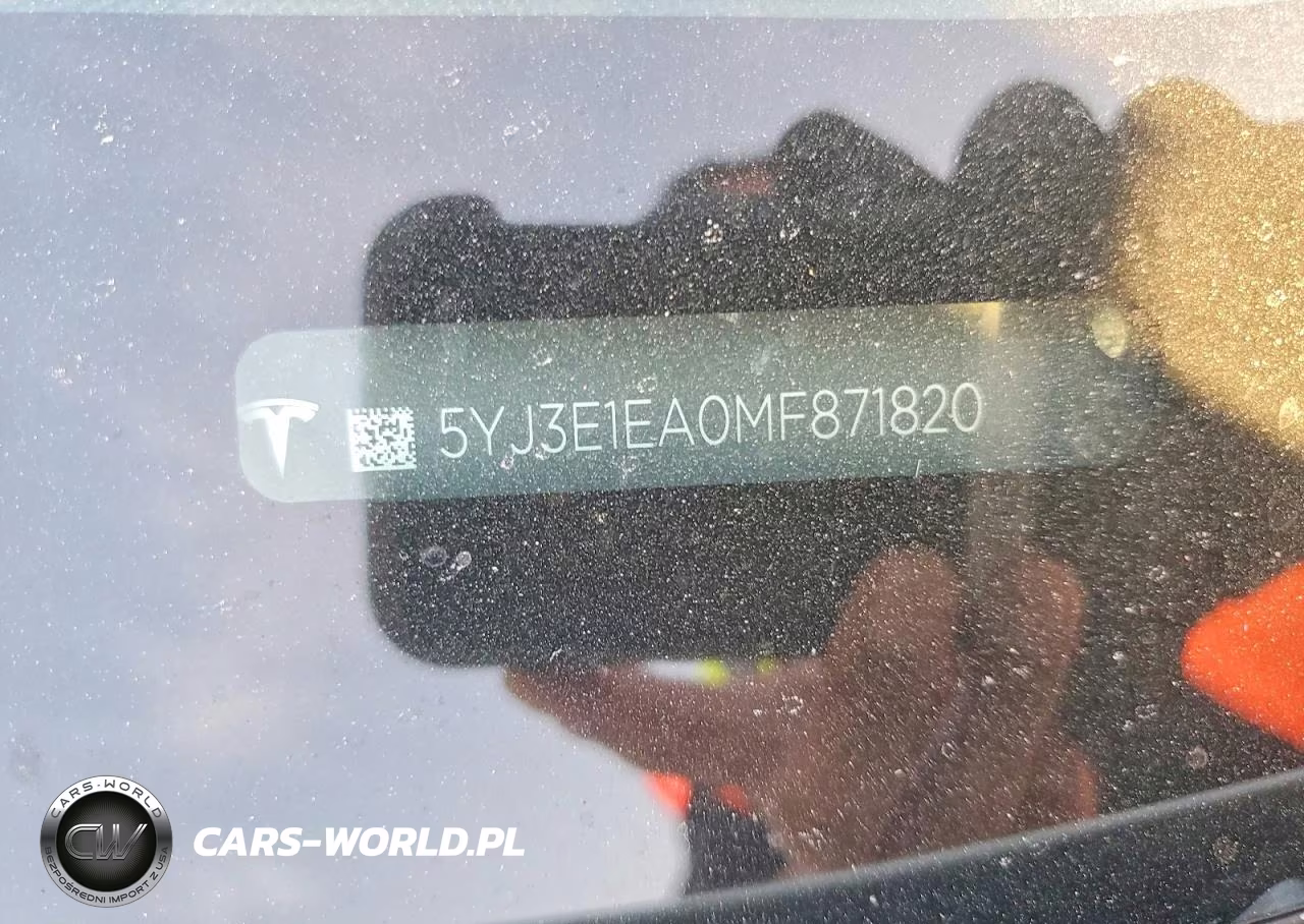 2021 Tesla Model 3 VIN:5YJ3E1EA0MF871820 - 12