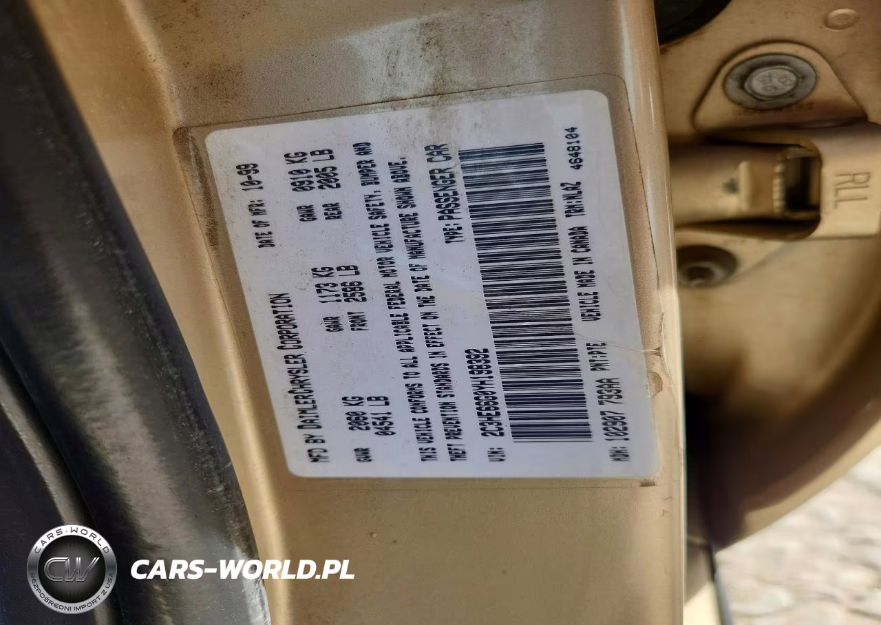 2000 Chrysler 300M VIN:2C3HE66G0YH198392 - 12