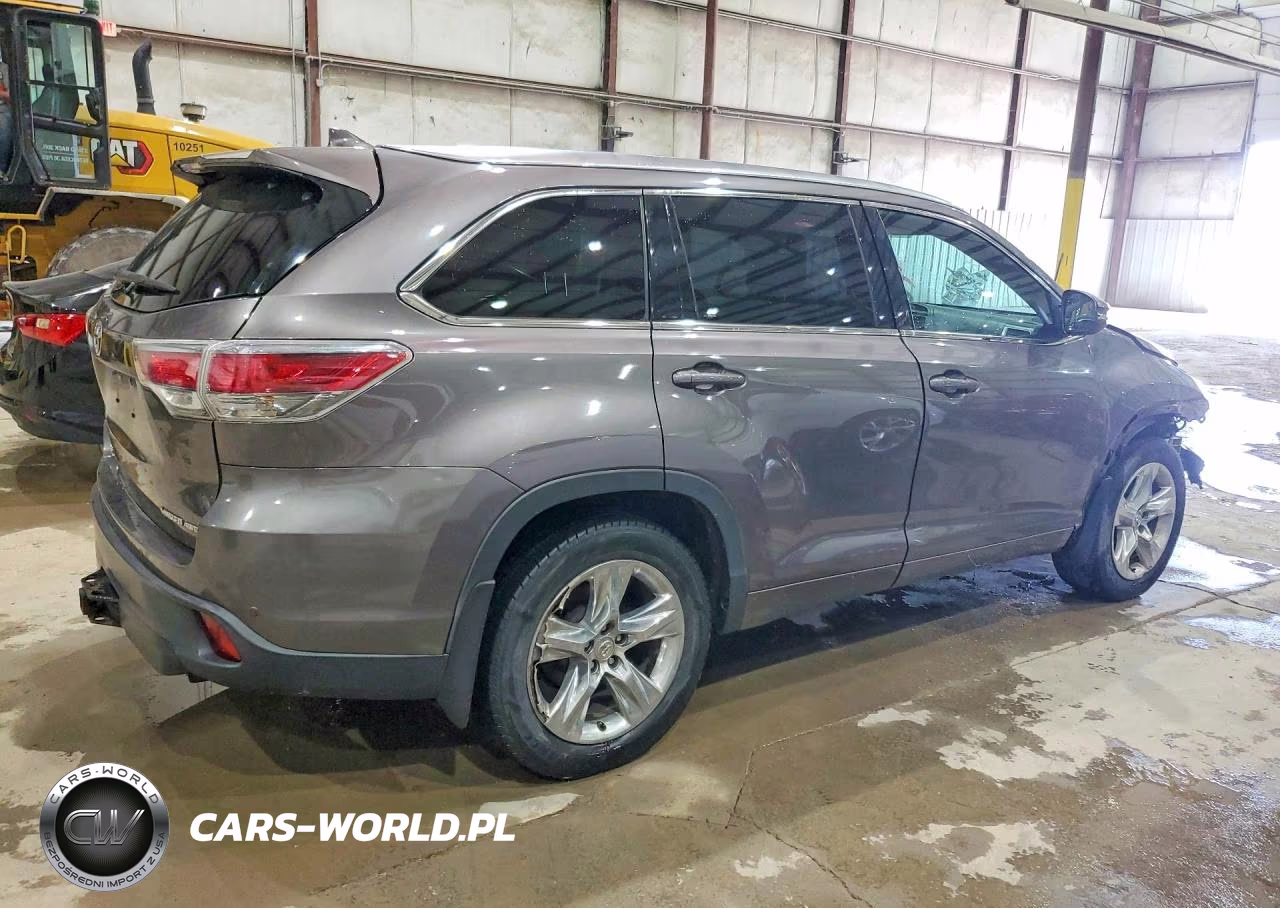 2014 Toyota Highlander Limited VIN:5TDDKRFH4ES016624 - 3