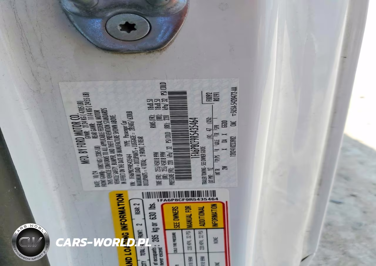 2024 Ford Mustang Gt VIN:1FA6P8CF9R5435464 - 12