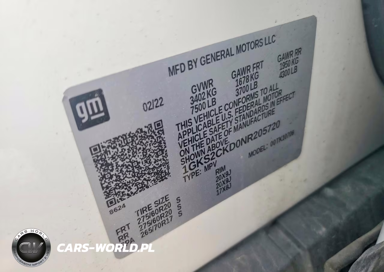 2022 GMC Yukon At4 VIN:1GKS2CKD0NR205720 - 13