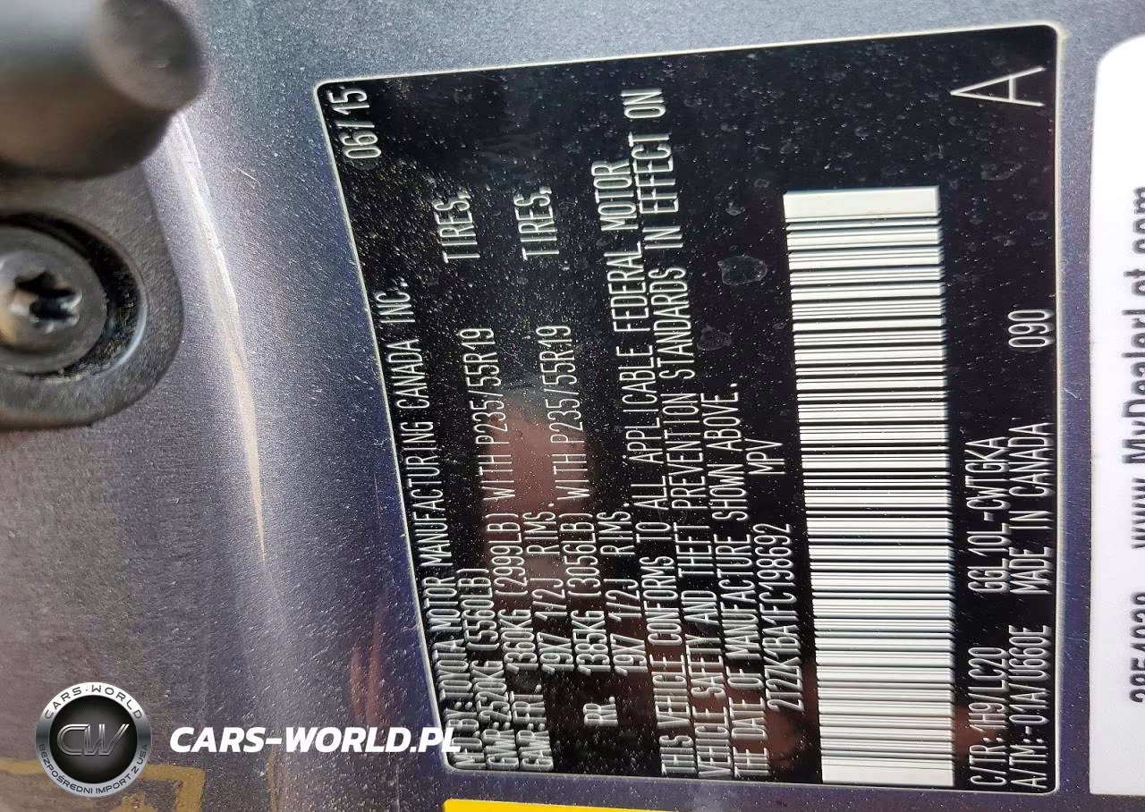 2015 Lexus Rx 350 Base VIN:2T2ZK1BA1FC198692 - 13