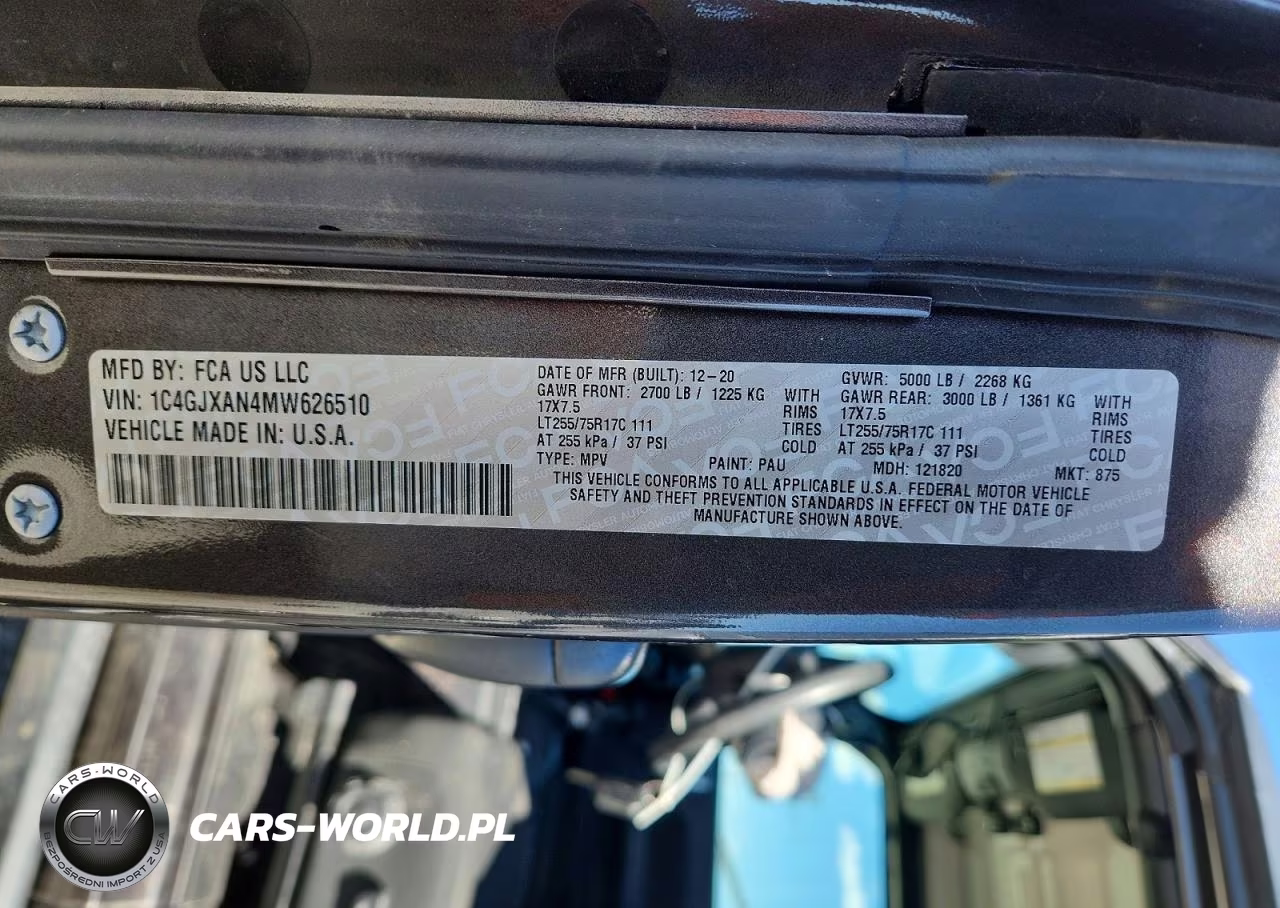 2021 Jeep Wrangler Sport VIN:1C4GJXAN4MW626510 - 14