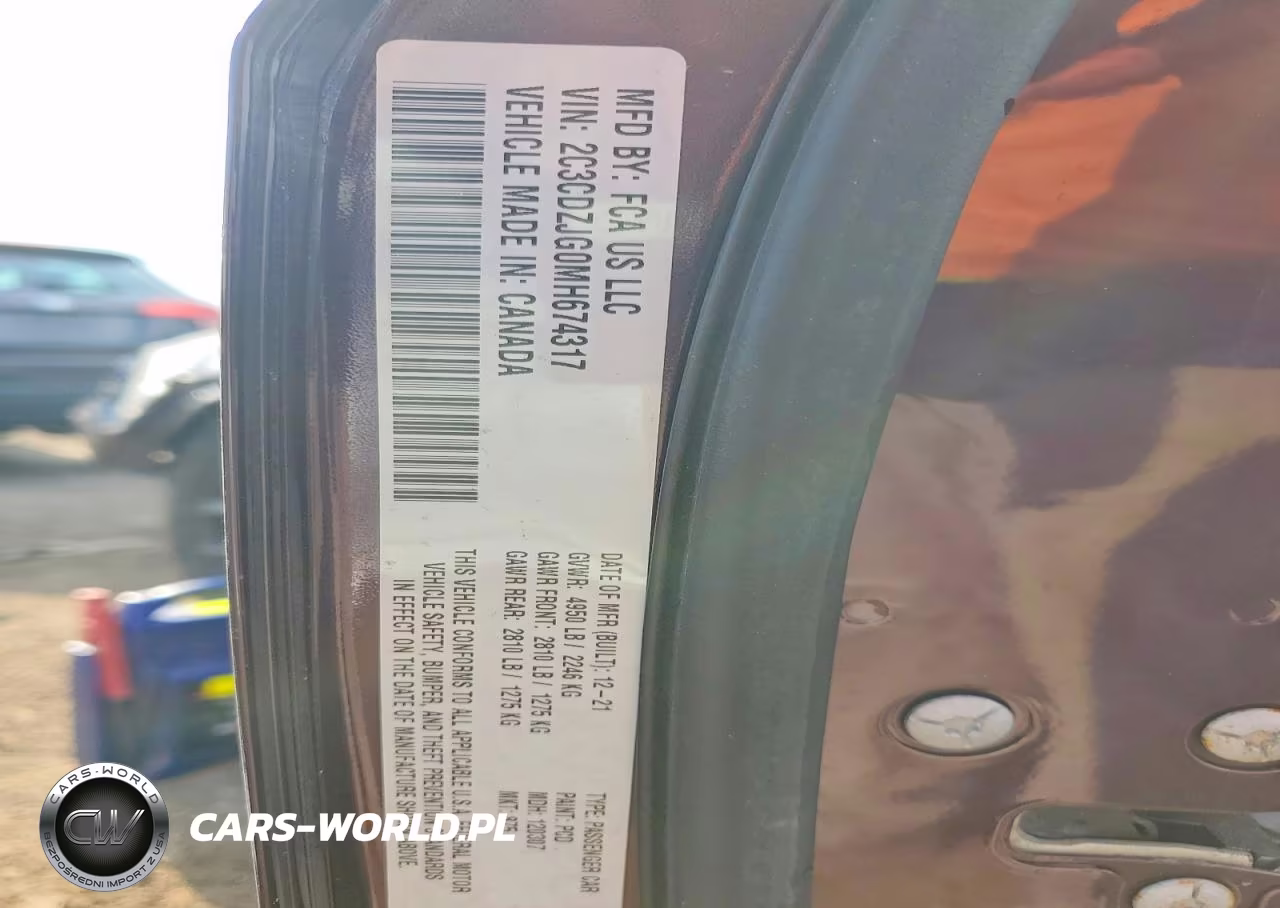 2021 Dodge Challenger Gt VIN:2C3CDZJG0MH674317 - 12