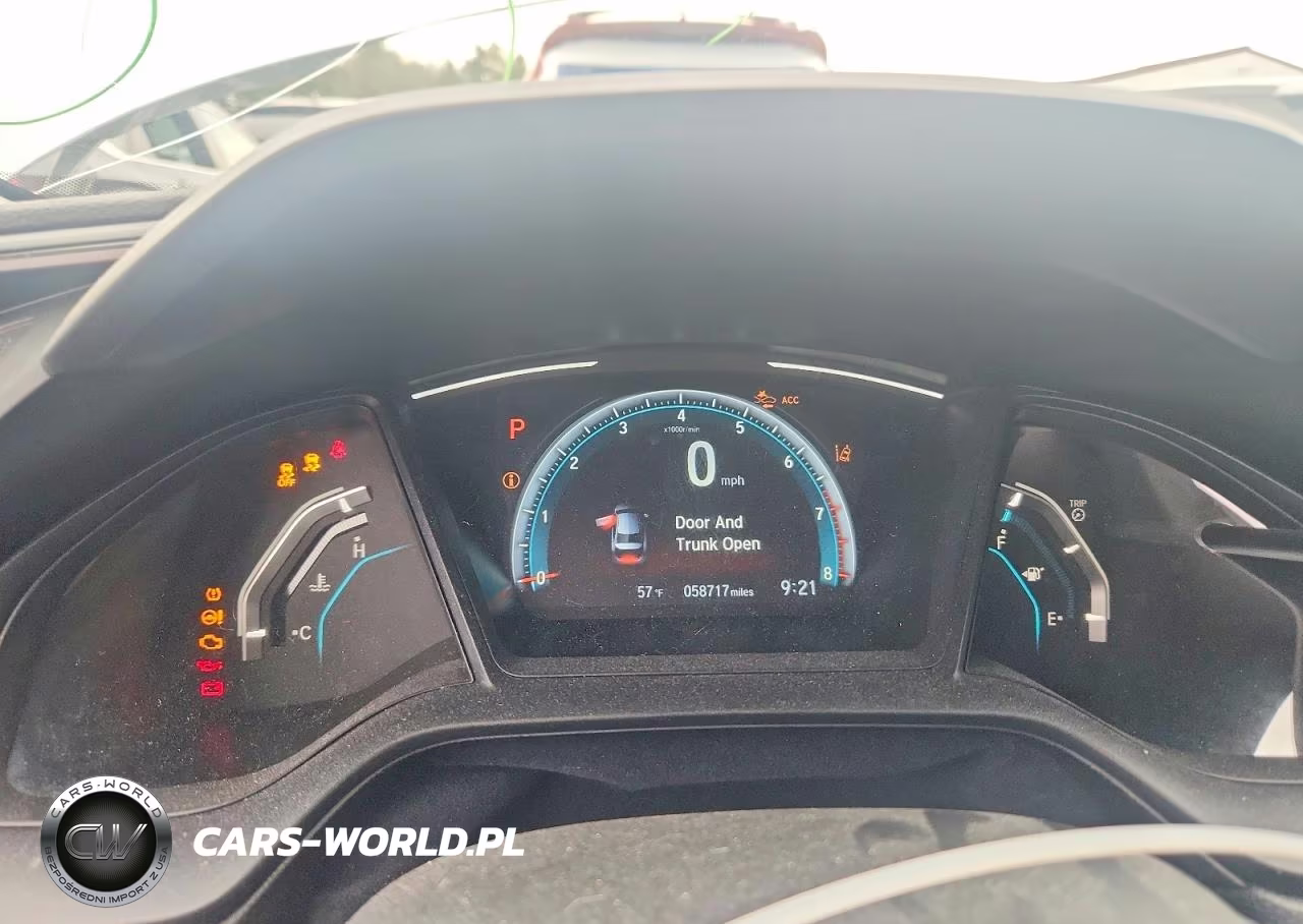 2021 Honda Civic Lx VIN:2HGFC2F61MH528626 - 9