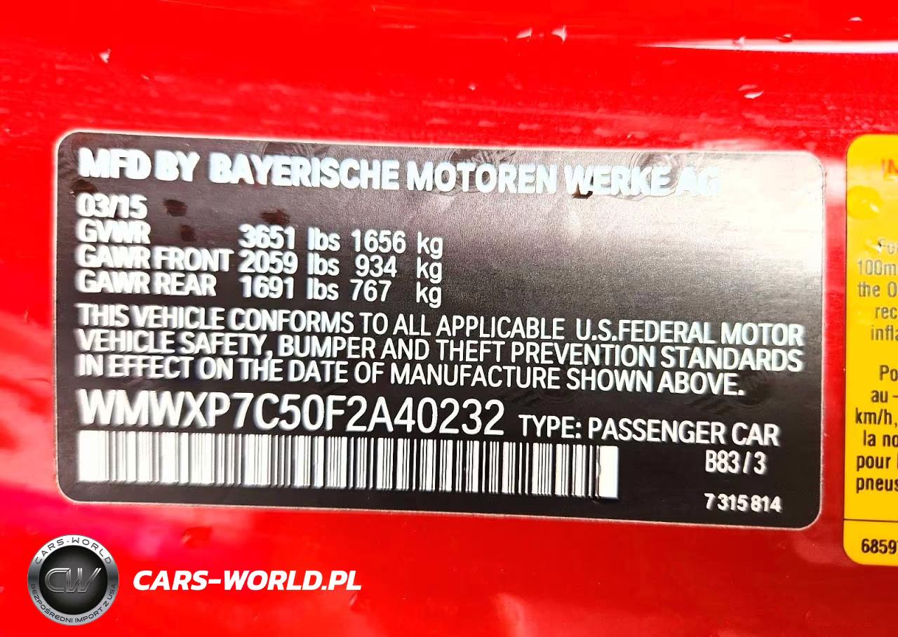 2015 Mini Cooper S VIN:WMWXP7C50F2A40232 - 12