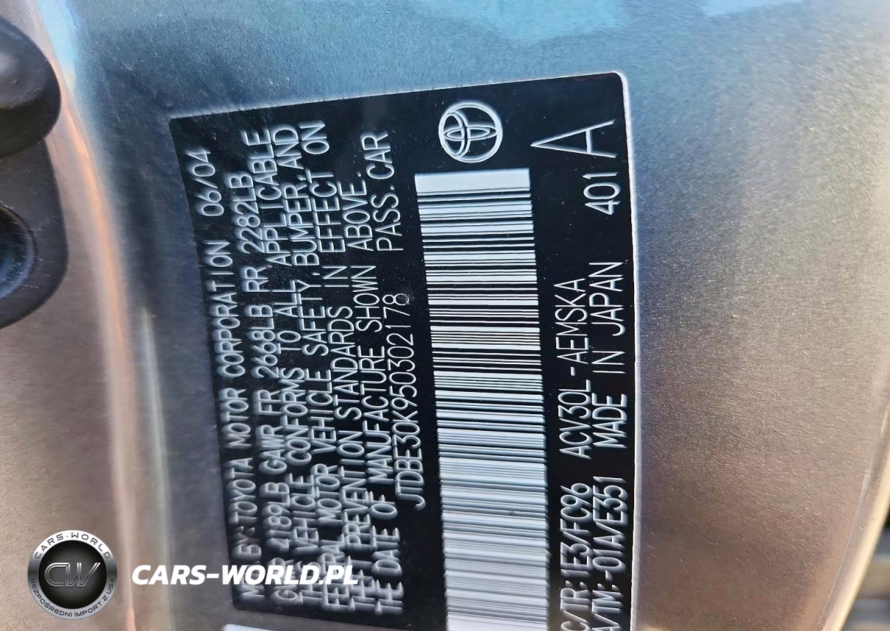 2005 Toyota Camry Se VIN:JTDBE30K950302178 - 12