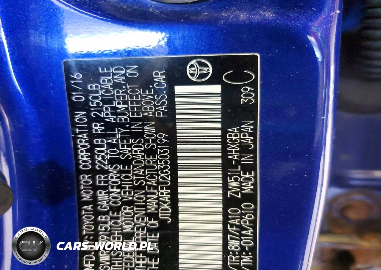 2016 Toyota Prius Three VIN:JTDKARFU2G3503199 - 12