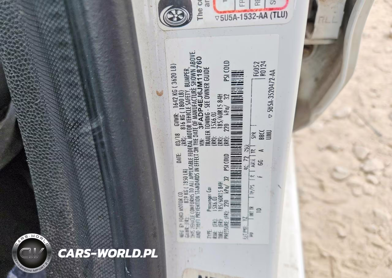 2018 Ford Fiesta Se VIN:3FADP4EJ6JM118760 - 12