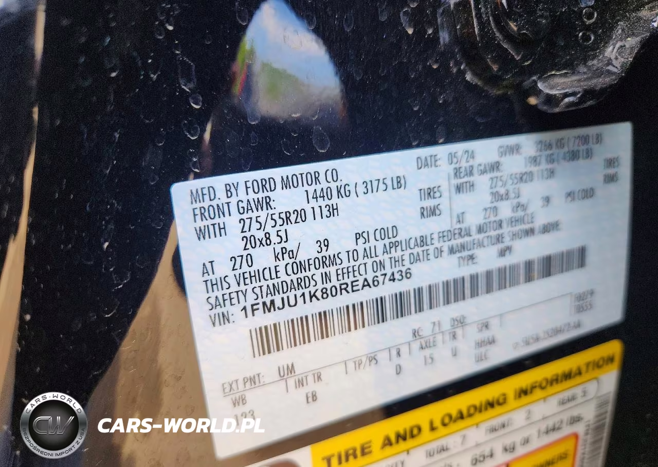 2024 Ford Expedition Limited VIN:1FMJU1K80REA67436 - 13