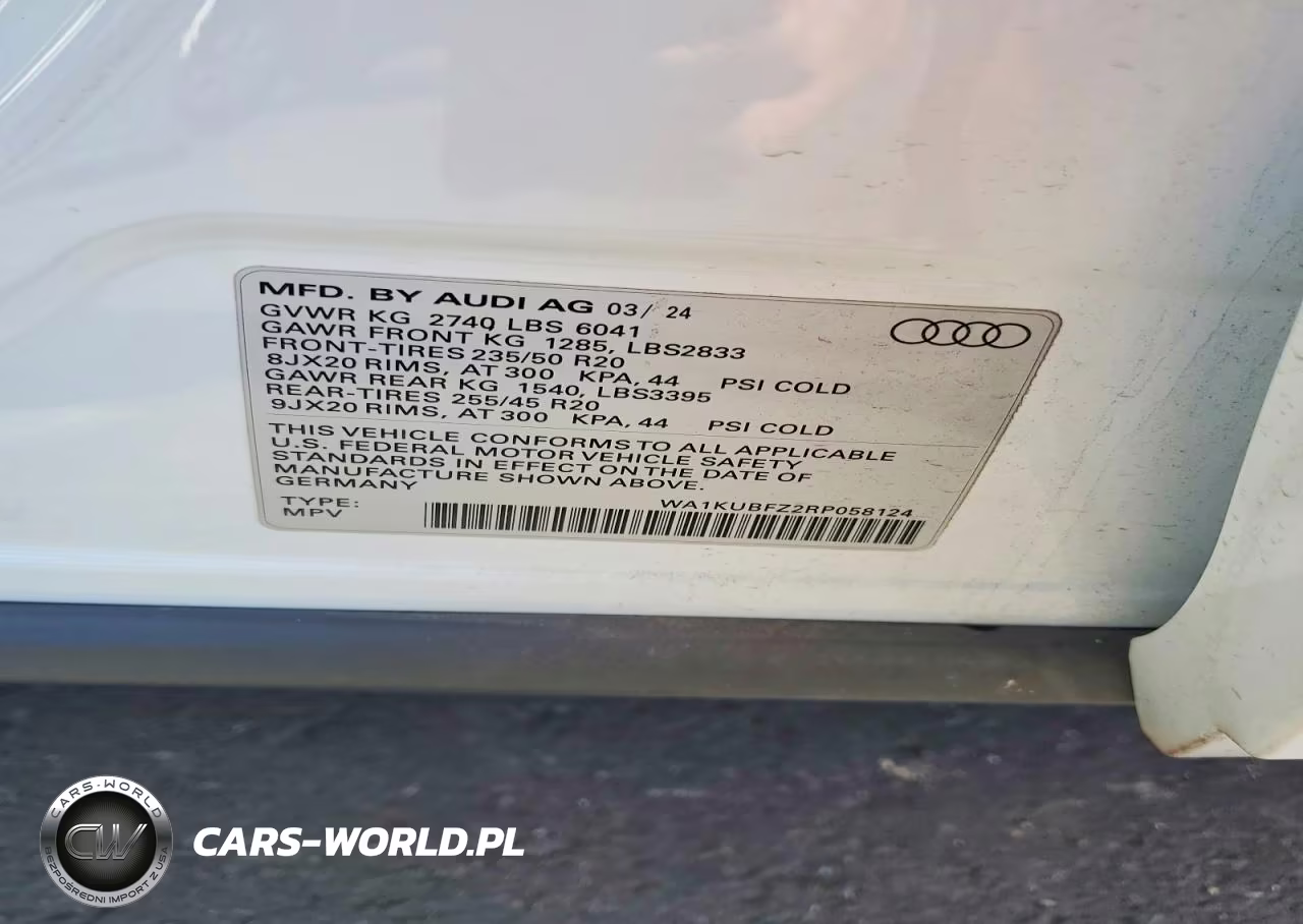 2024 Audi Q4 E-Tron Premium VIN:WA1KUBFZ2RP058124 - 13