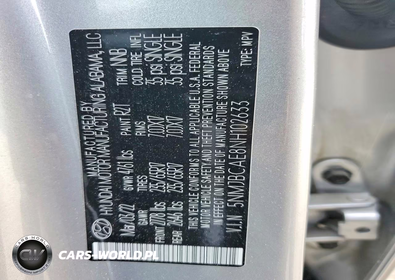 2022 Hyundai Tucson Sel VIN:5NMJBCAE8NH102633 - 12