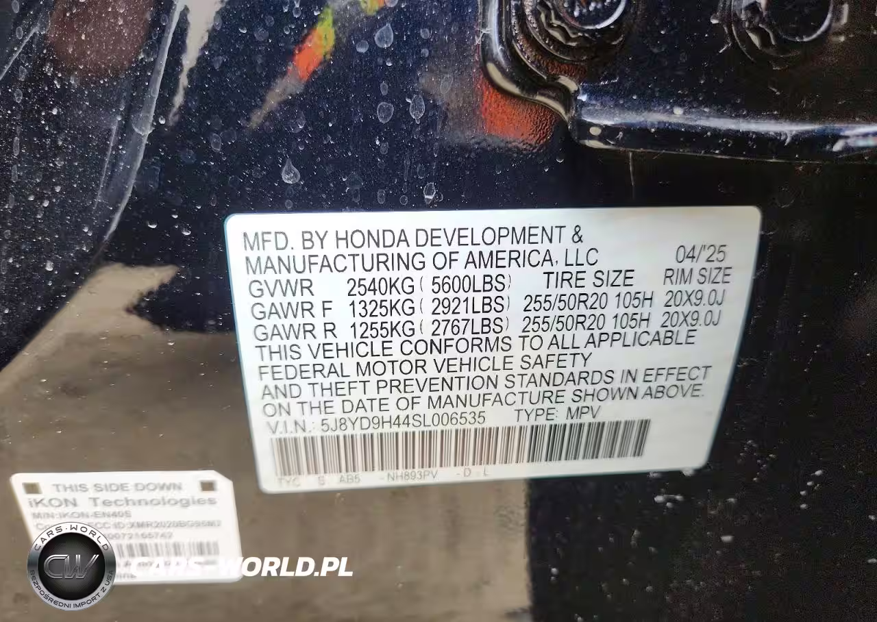 2025 Acura Mdx Technology VIN:5J8YD9H44SL006535 - 13