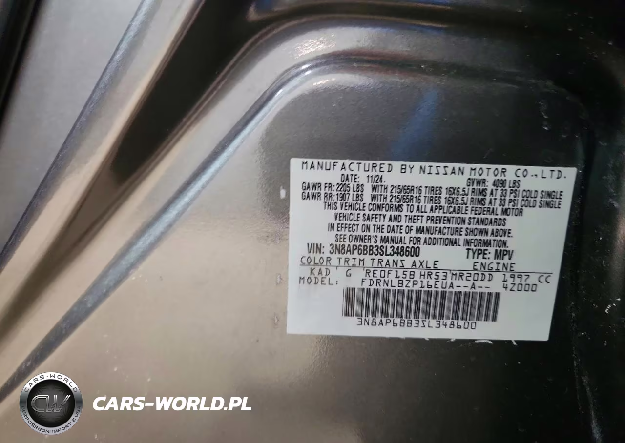 2025 Nissan Kicks S VIN:3N8AP6BB3SL348600 - 14
