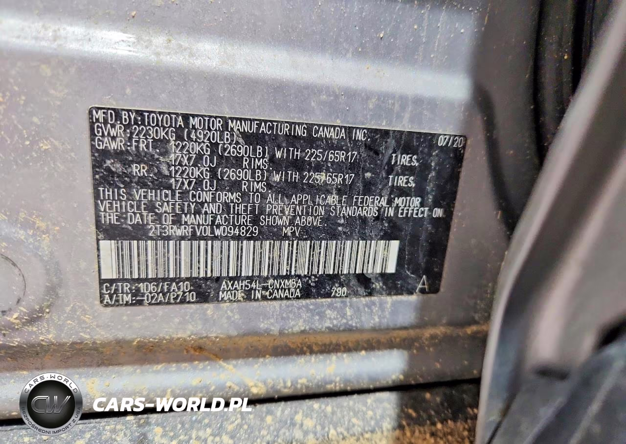 2020 Toyota Rav4 Hybrid Xle VIN:2T3RWRFV0LW094829 - 13