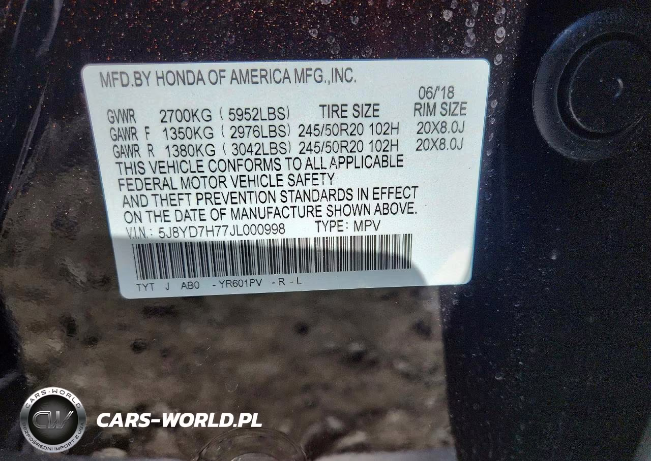 2018 Acura Mdx VIN:5J8YD7H77JL000998 - 13