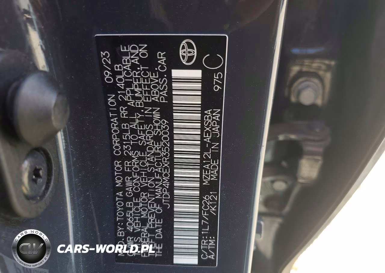 2024 Toyota Corolla Se VIN:JTDP4MCEXR3520039 - 12