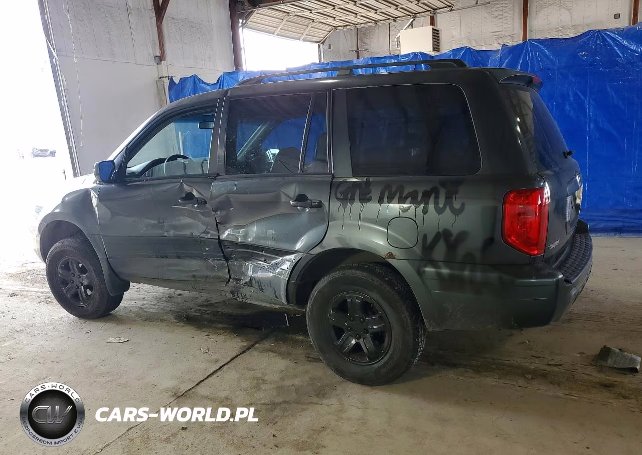 2003 Honda Pilot Exl VIN:2HKYF18593H580394 - 2