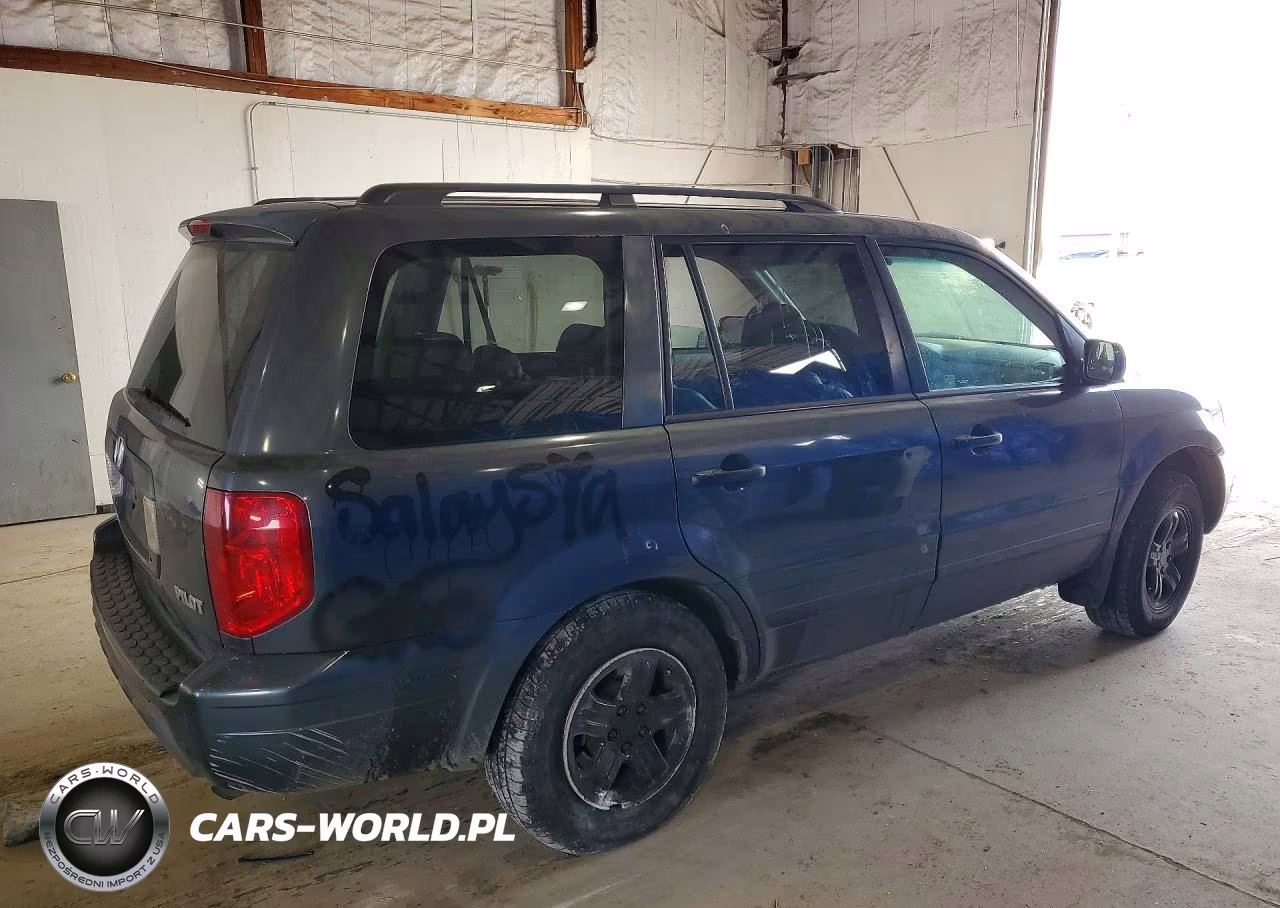 2003 Honda Pilot Exl VIN:2HKYF18593H580394 - 3