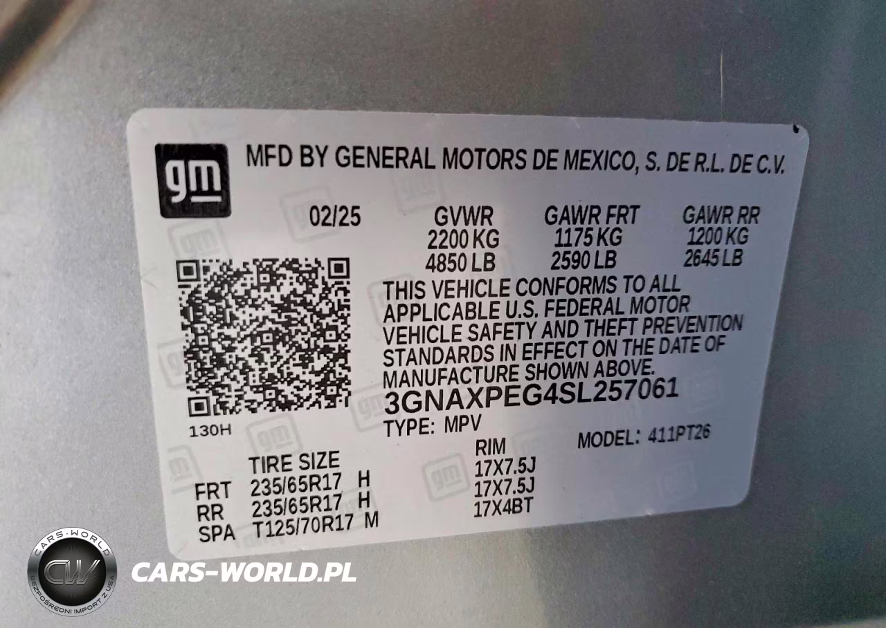 2025 Chevrolet Equinox Lt VIN:3GNAXPEG4SL257061 - 14