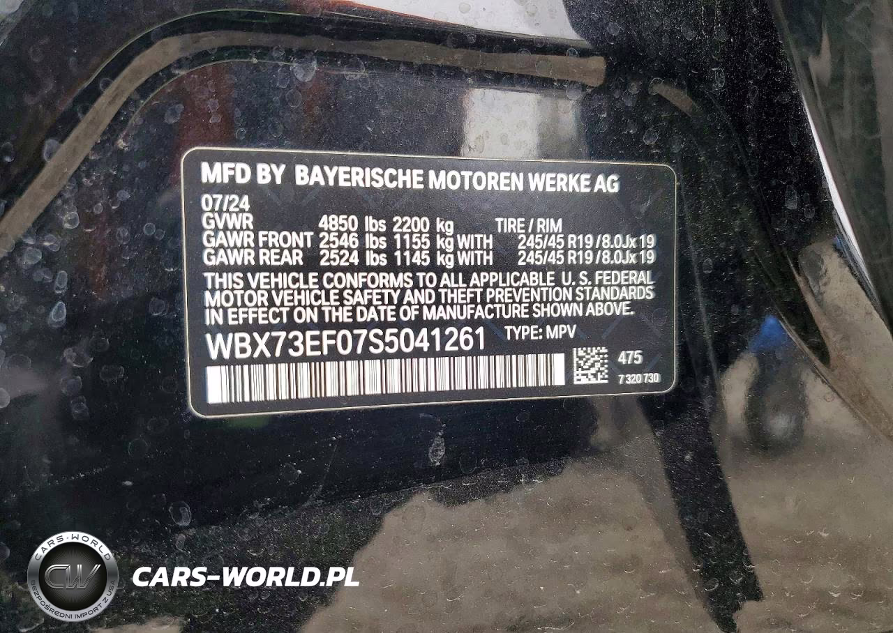 2025 BMW X1 xDrive28I VIN:WBX73EF07S5041261 - 12