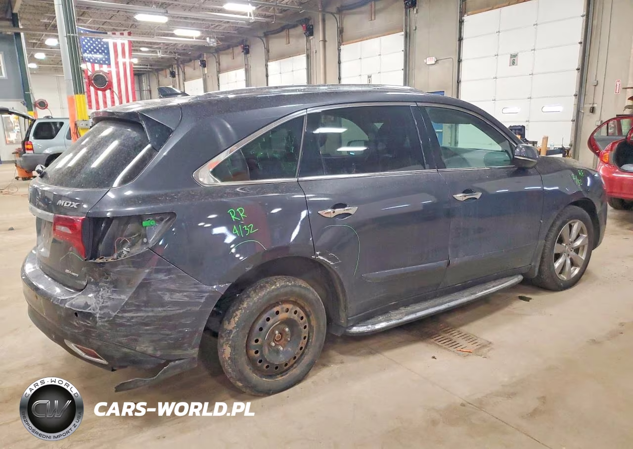 2014 Acura Mdx Advance VIN:5FRYD4H84EB010255 - 3