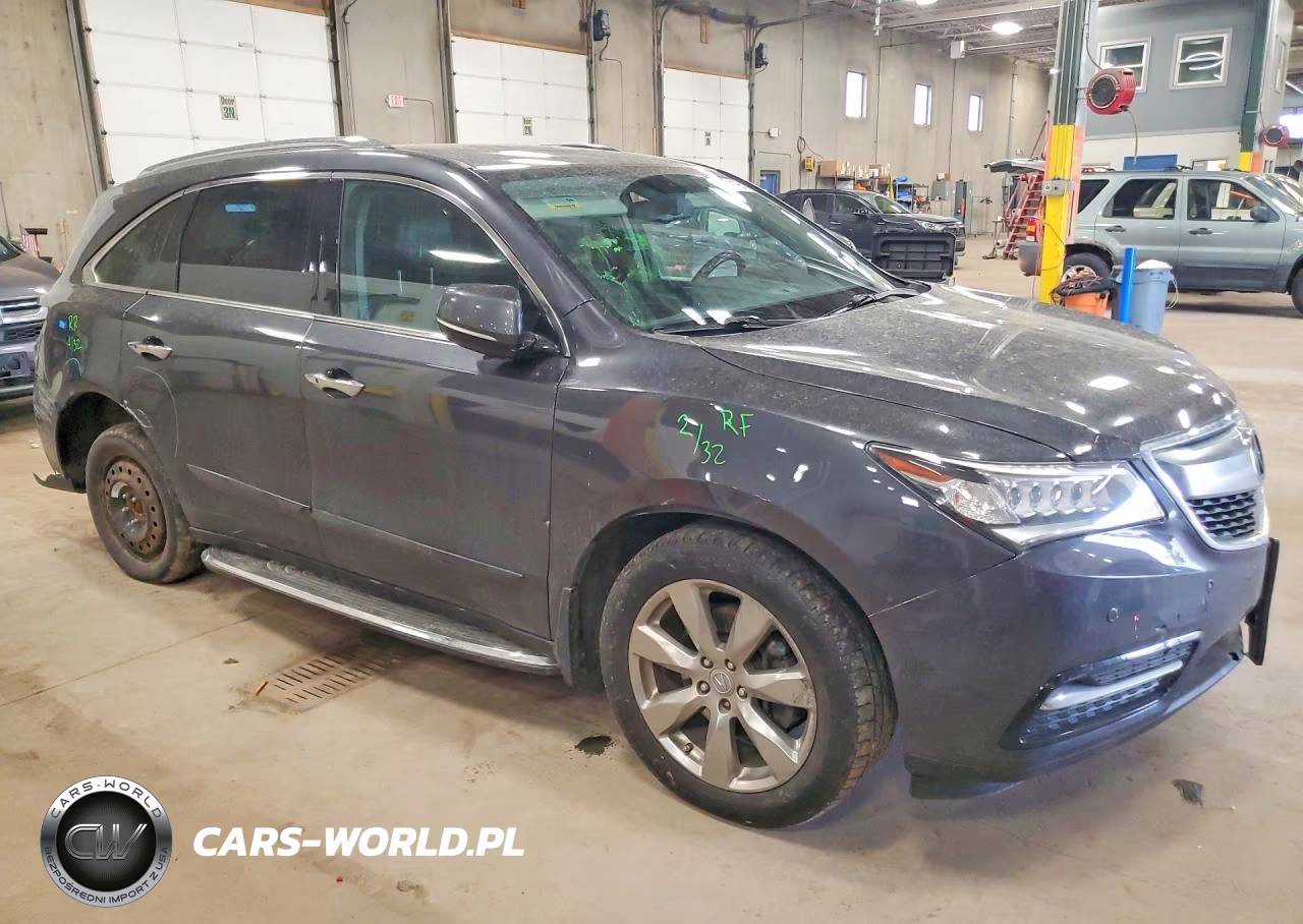 2014 Acura Mdx Advance VIN:5FRYD4H84EB010255 - 4