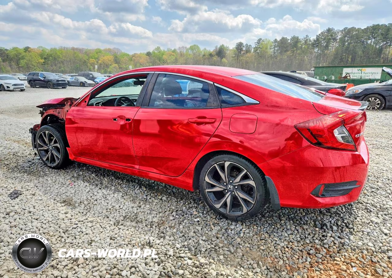 2019 Honda Civic Sport VIN:2HGFC2F80KH592123 - 2