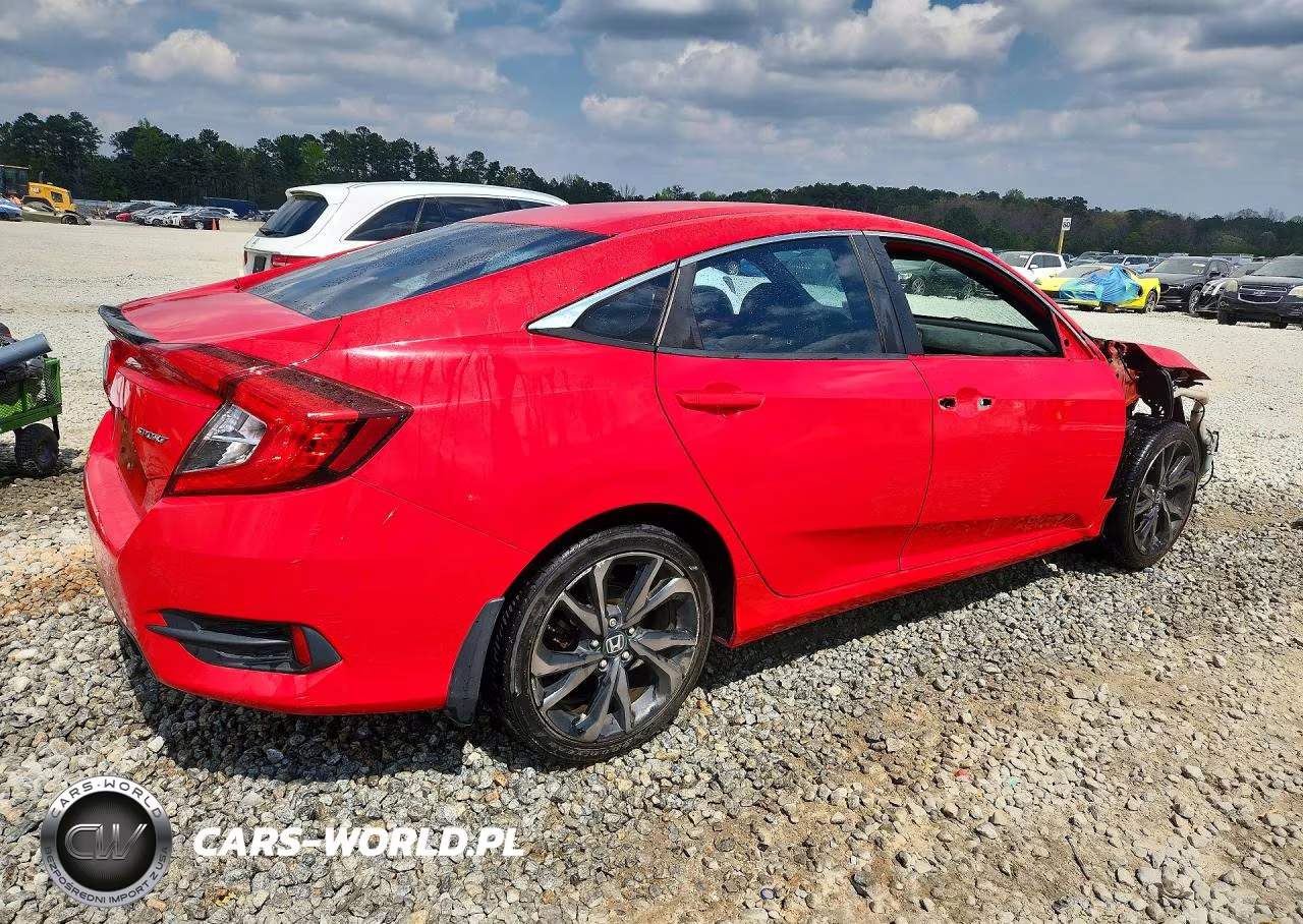 2019 Honda Civic Sport VIN:2HGFC2F80KH592123 - 3