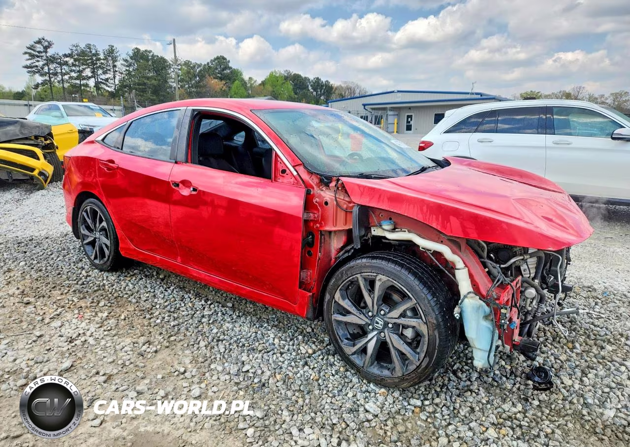 2019 Honda Civic Sport VIN:2HGFC2F80KH592123 - 4