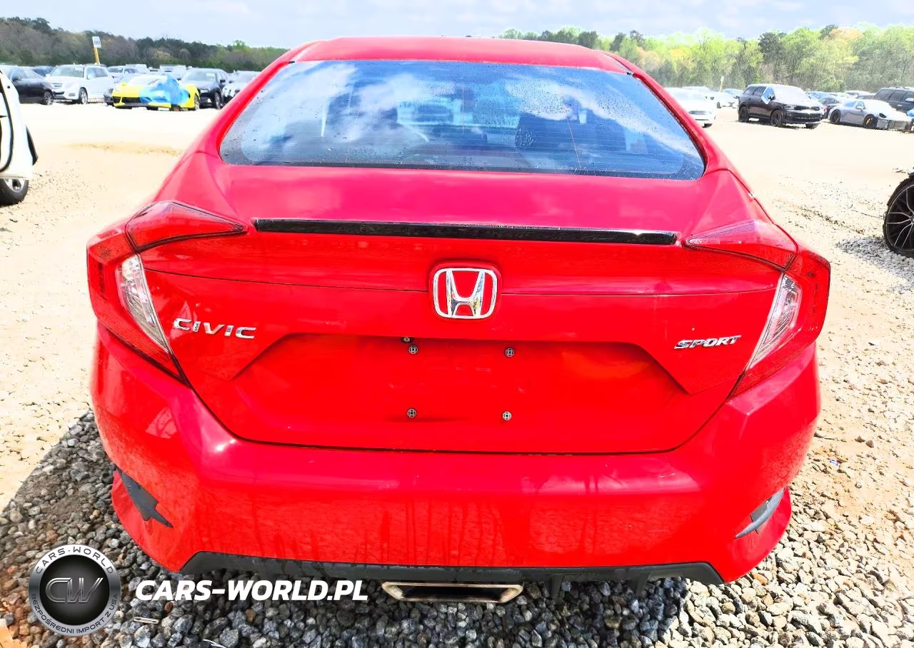 2019 Honda Civic Sport VIN:2HGFC2F80KH592123 - 6