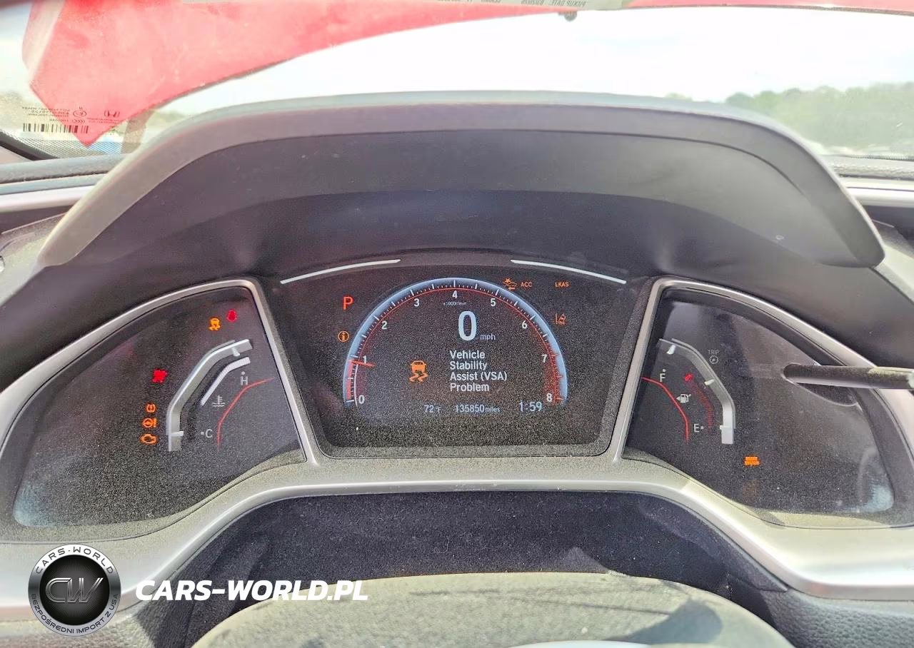 2019 Honda Civic Sport VIN:2HGFC2F80KH592123 - 9