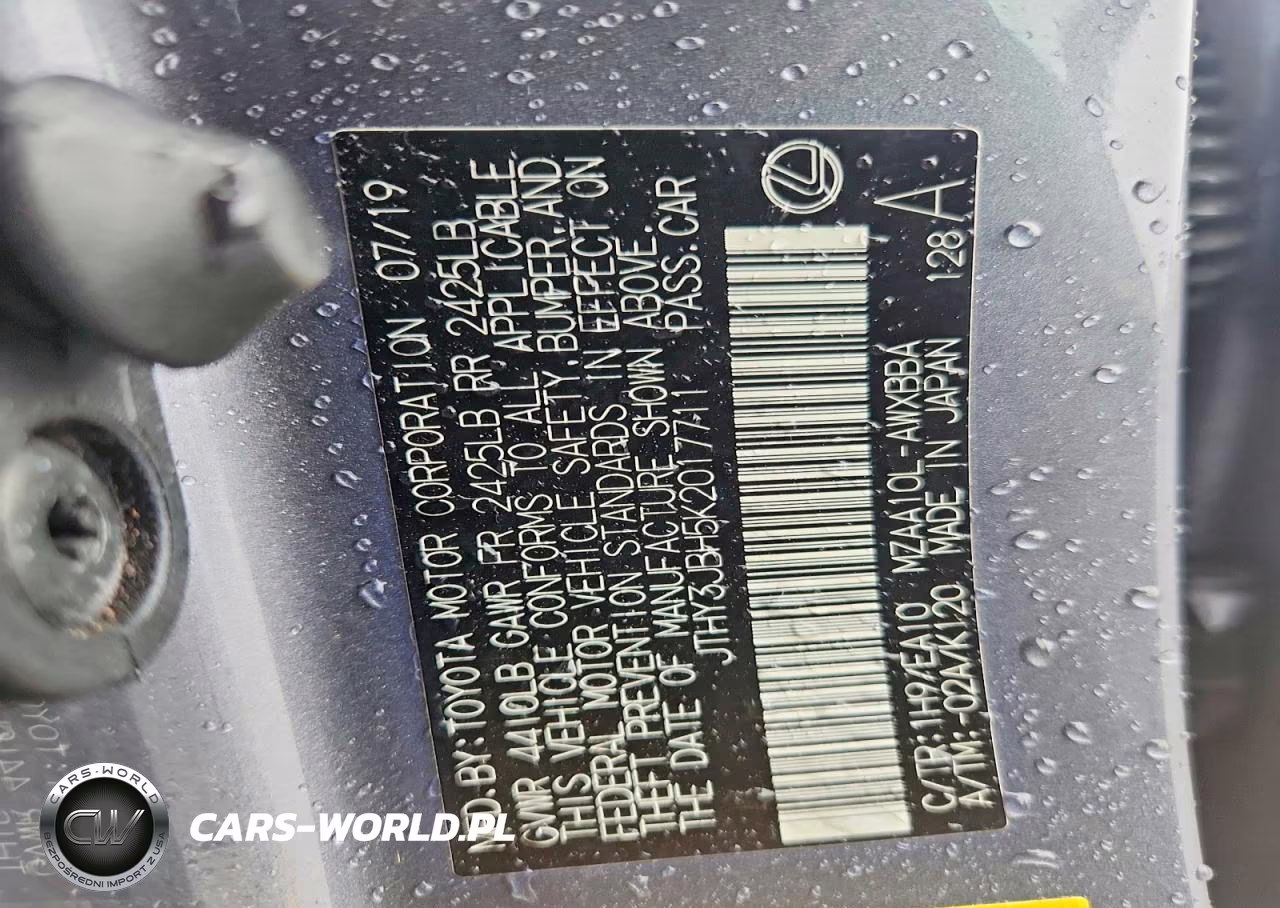 2019 Lexus Ux 200 Base VIN:JTHY3JBH5K2017711 - 12