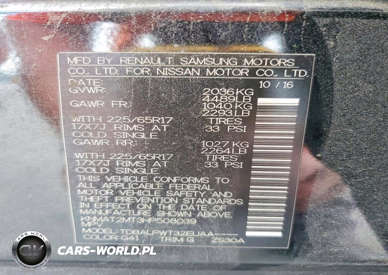2017 Nissan Rogue S VIN:KNMAT2MT3HP508039 - 14