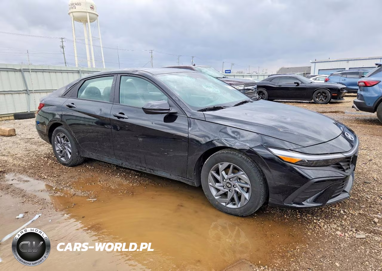 2024 Hyundai Elantra Hybrid Blue VIN:KMHLM4DJ2RU094623 - 4