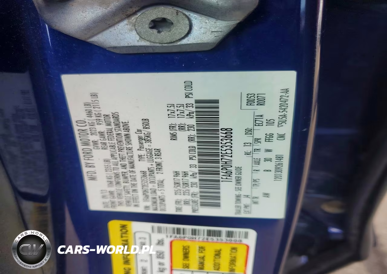 2014 Ford Fusion Se VIN:1FA6P0H72E5353668 - 13