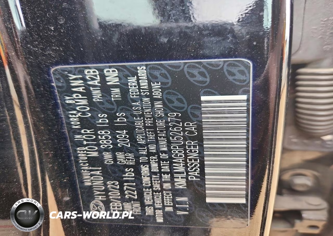 2023 Hyundai Elantra Sel VIN:KMHLM4AG8PU526279 - 12