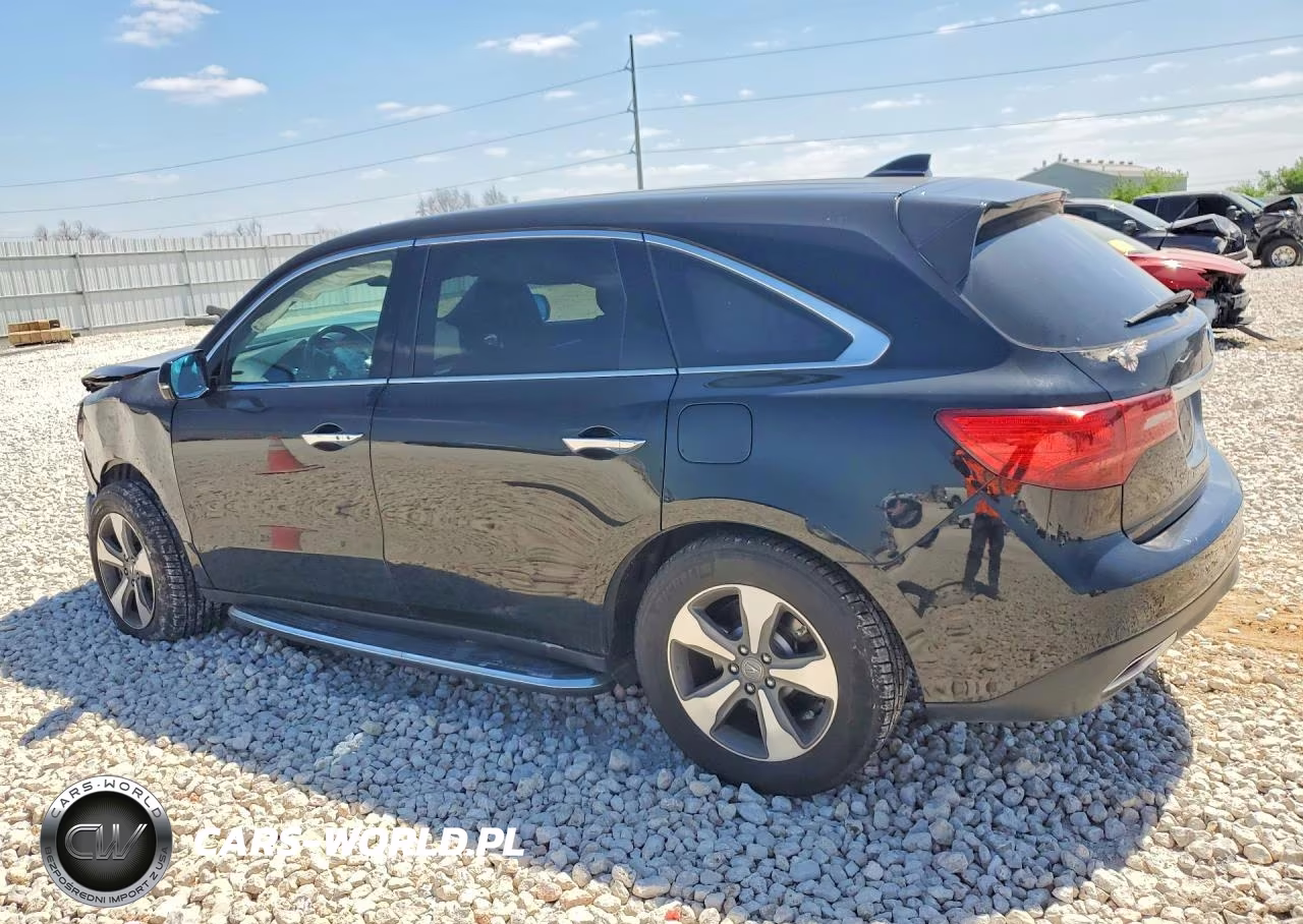 2014 Acura Mdx VIN:5FRYD4H2XEB037861 - 2