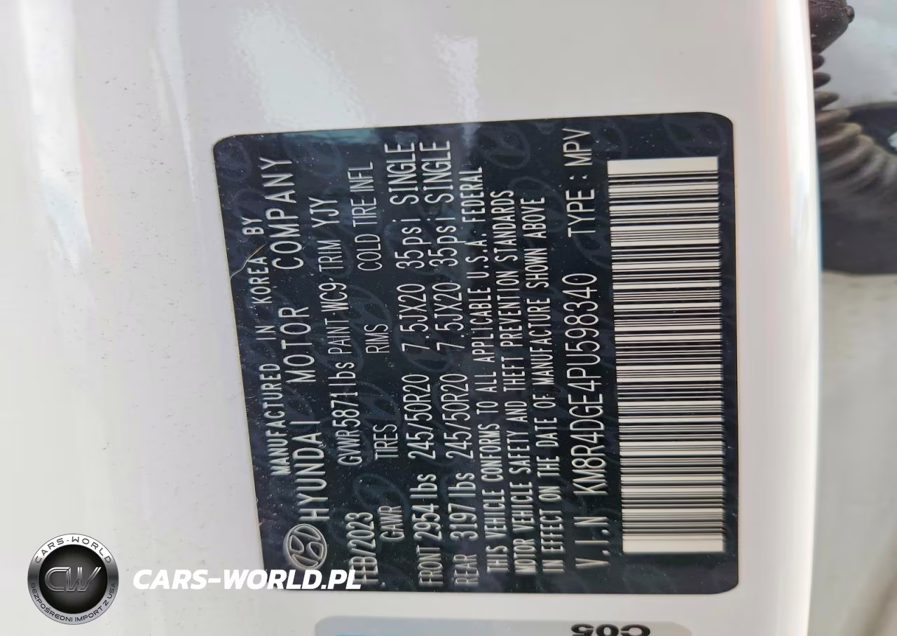 2023 Hyundai Palisade Sel VIN:KM8R4DGE4PU598340 - 13