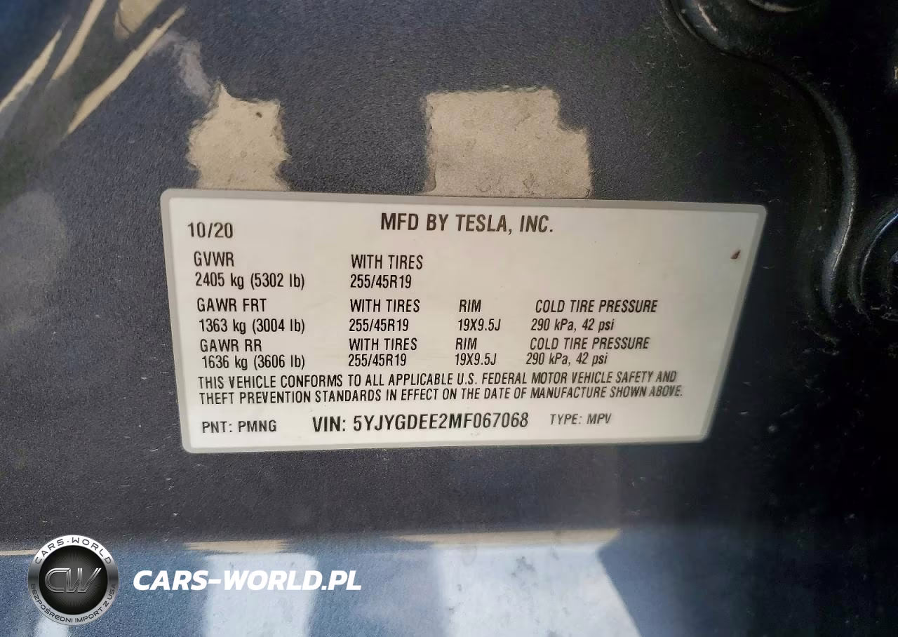 2021 Tesla Model Y VIN:5YJYGDEE2MF067068 - 12