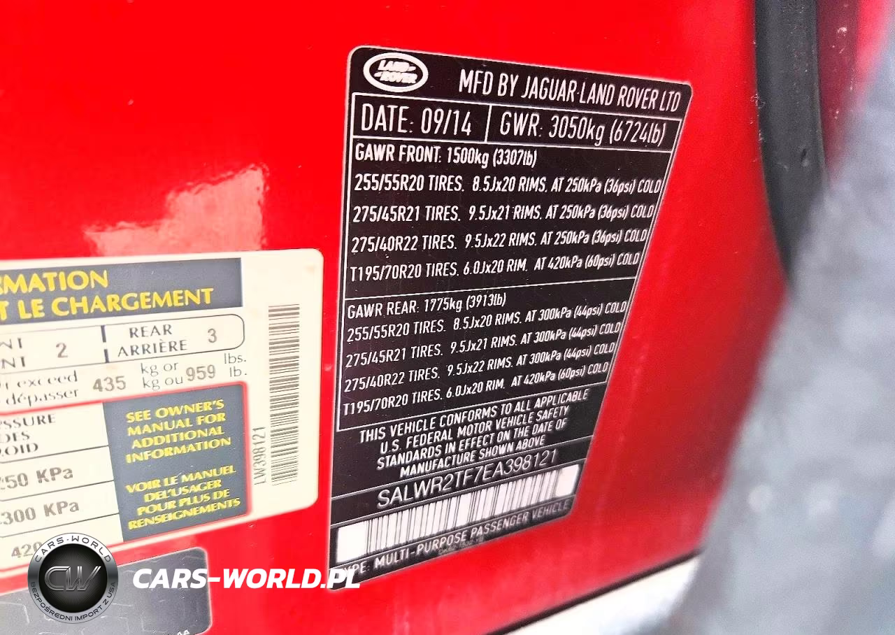 2014 Land Rover Range Rover Sport Sc VIN:SALWR2TF7EA398121 - 13