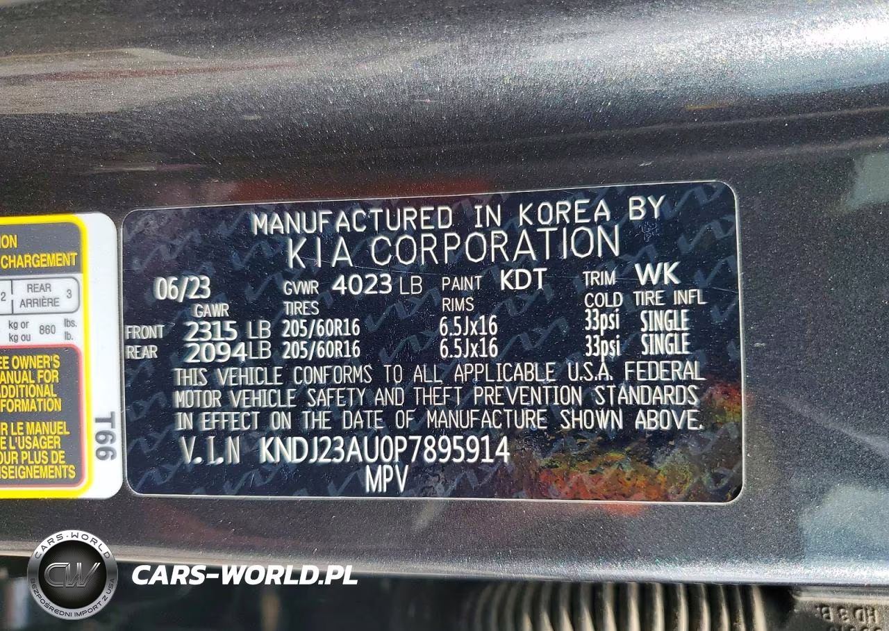 2023 Kia Soul Lx VIN:KNDJ23AU0P7895914 - 13