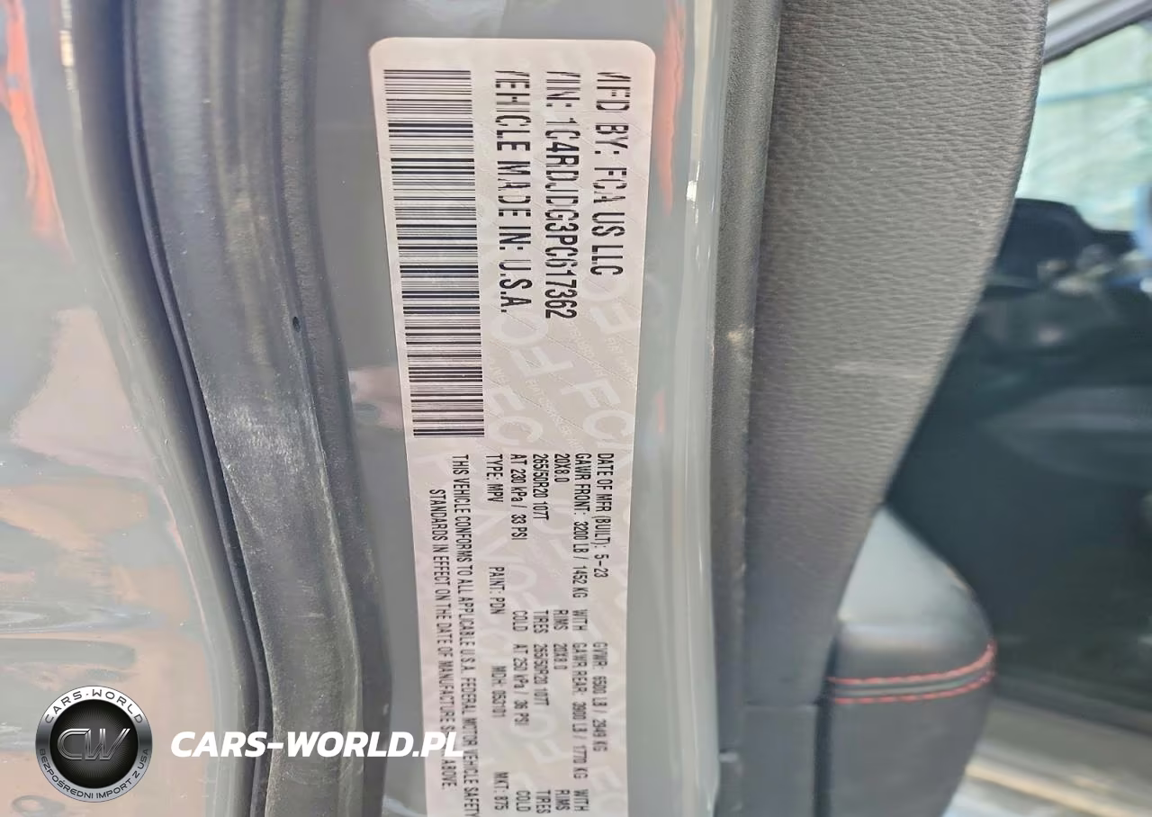 2023 Dodge Durango Gt VIN:1C4RDJDG3PC617362 - 14