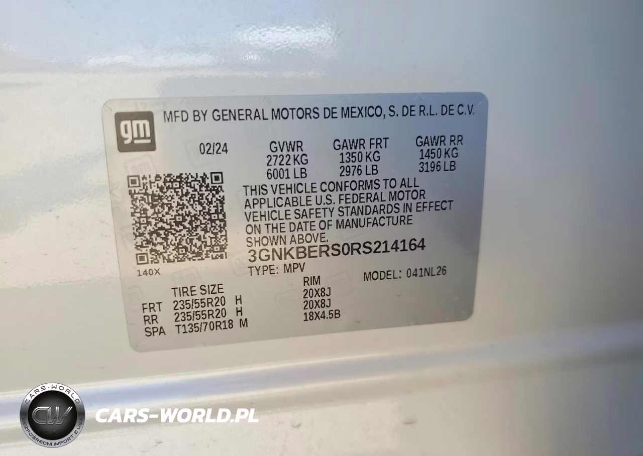2024 Chevrolet Blazer Rs VIN:3GNKBERS0RS214164 - 13
