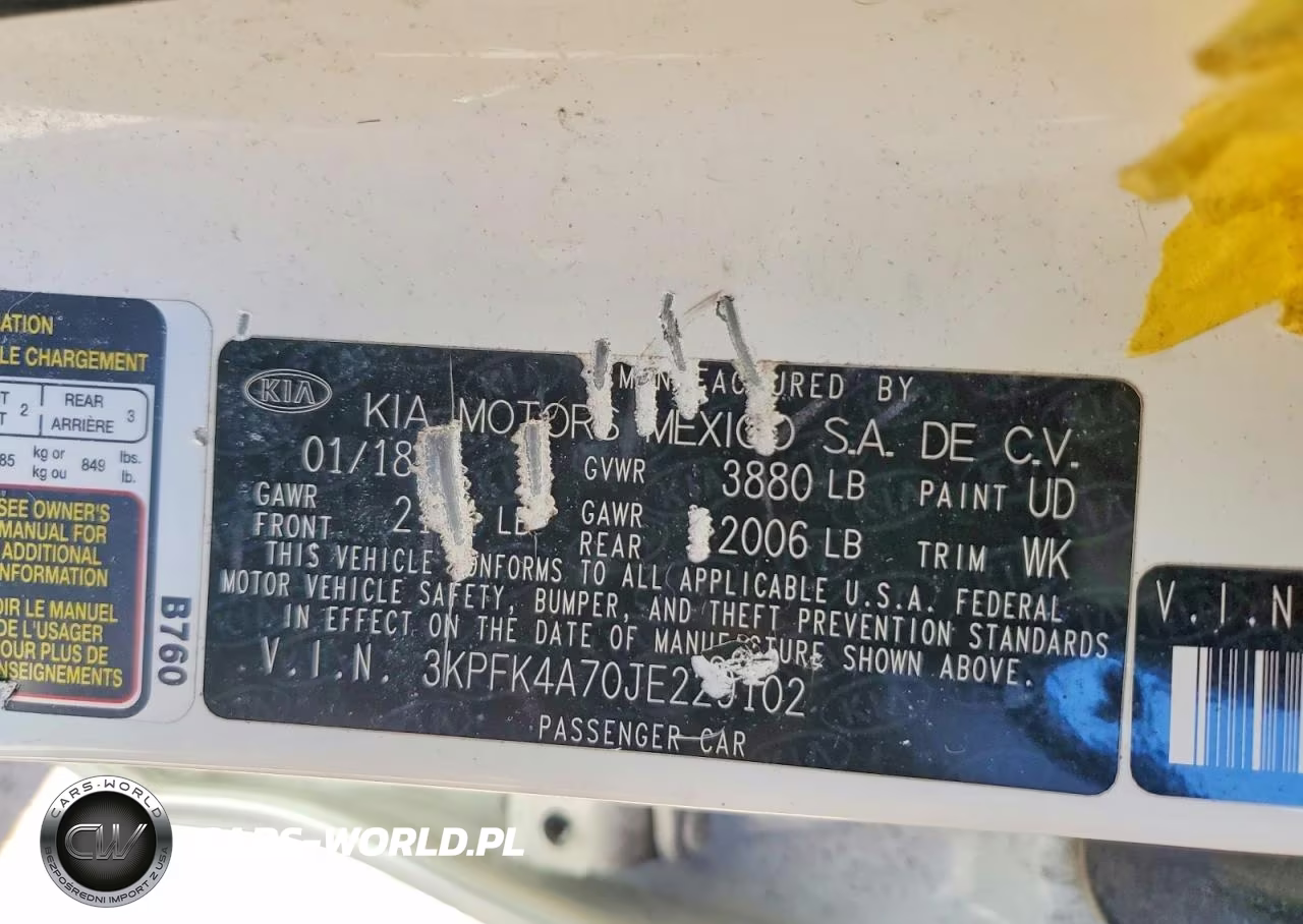 2018 Kia Forte Lx VIN:3KPFK4A70JE229102 - 12