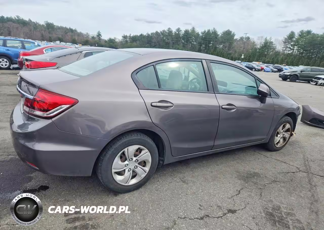 2013 Honda Civic Lx VIN:19XFB2F59DE008338 - 3