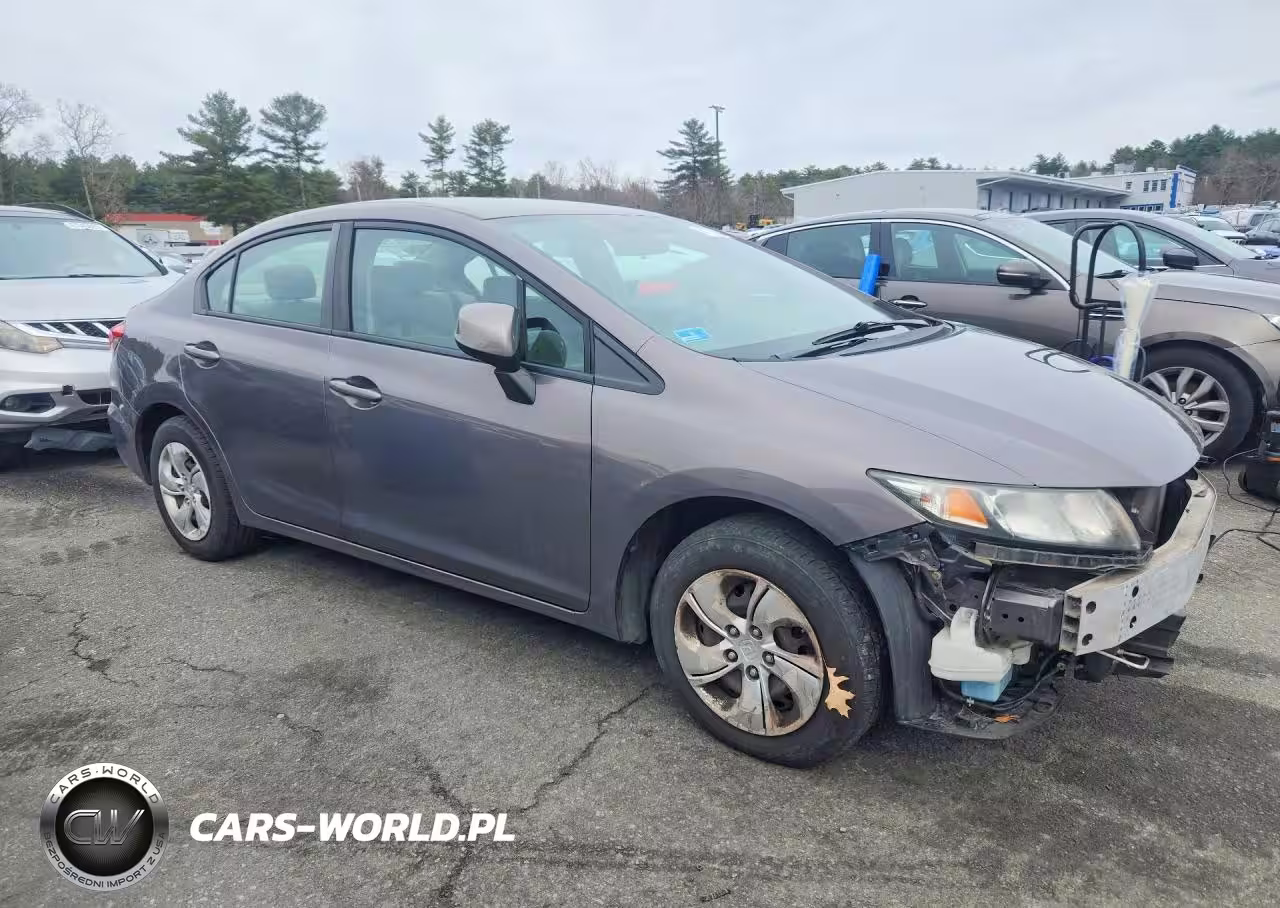 2013 Honda Civic Lx VIN:19XFB2F59DE008338 - 4