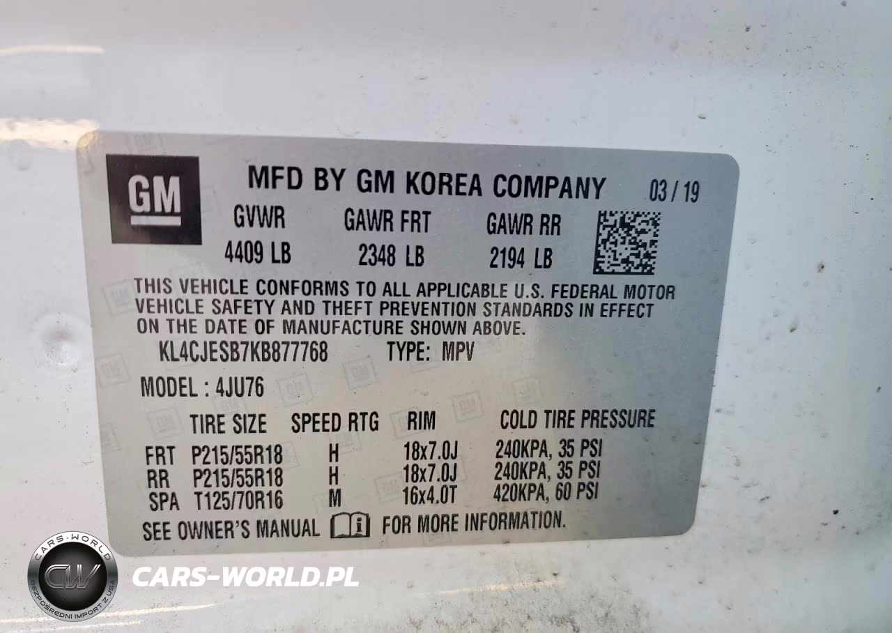 2019 Buick Encore Preferred VIN:KL4CJESB7KB877768 - 14